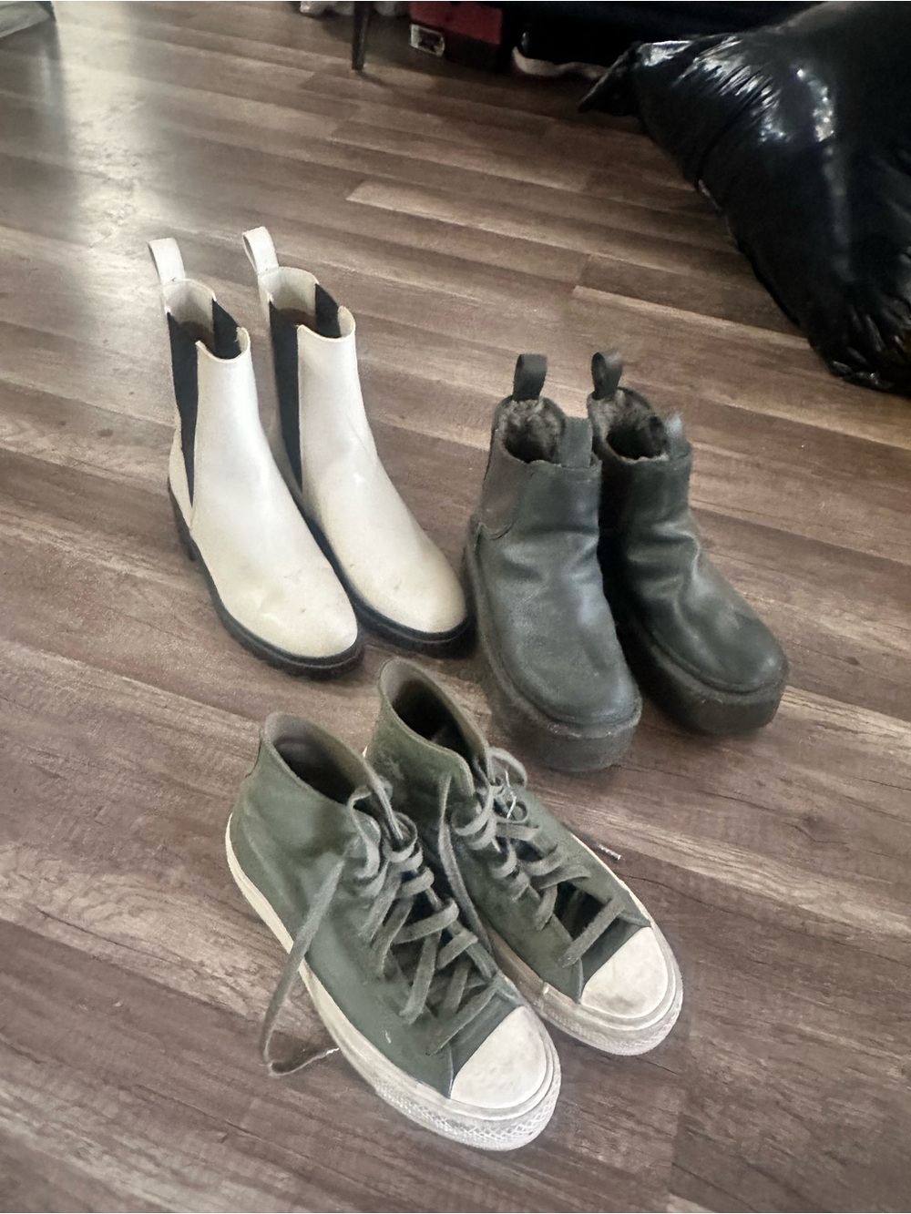 Converse Green High-Top Canvas Sneakers